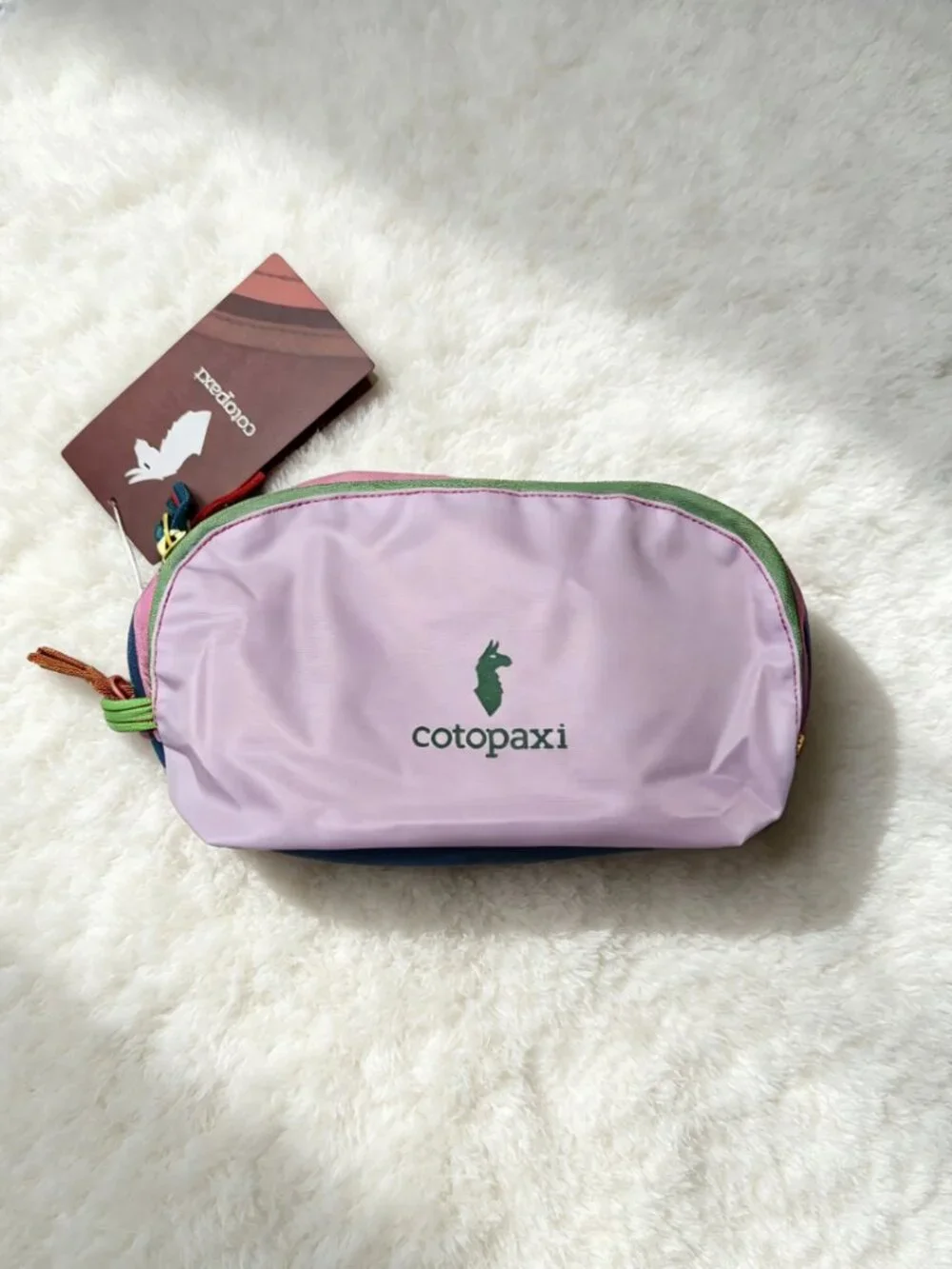 Cotopaxi Multicolor Utility Pouch Cosmetic Travel Organizer Zip Bag